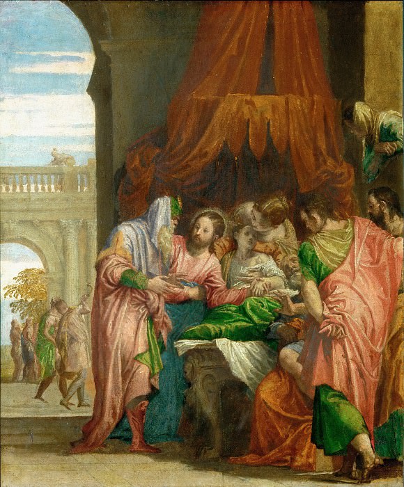 Partea 1 Louvre - Veronese (Paolo Cagliari) (Verona 1528 - Veneția 1588) - Învierea fiicei lui Iair "