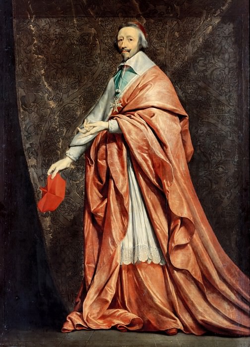 Partea 1 Louvre - Champaigne, Philippe de (Bruxelles 1602-1674 Paris) - Portretul cardinalului Richelieu