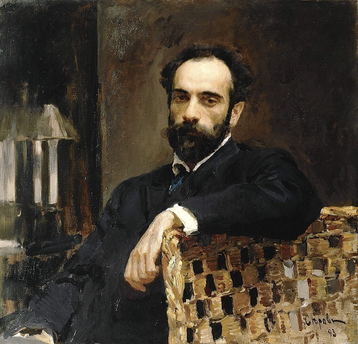 Портрет художника И. И. Левитана. 1893. Валентин Александрович Серов