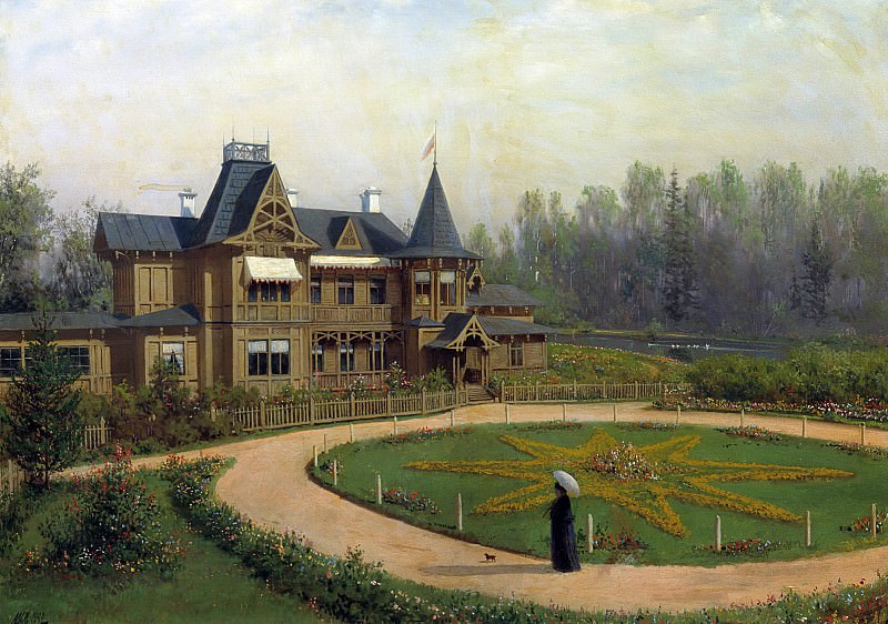 Дача. 1892. Холст, масло. Лагорио Лев Феликсович (1827-1905)