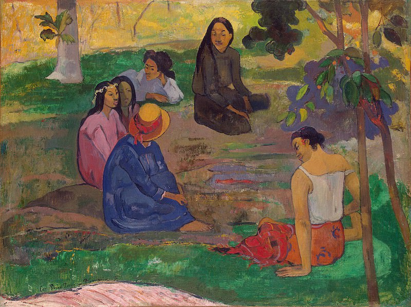 Gauguin, Paul - Conversation. part 4 Hermitage