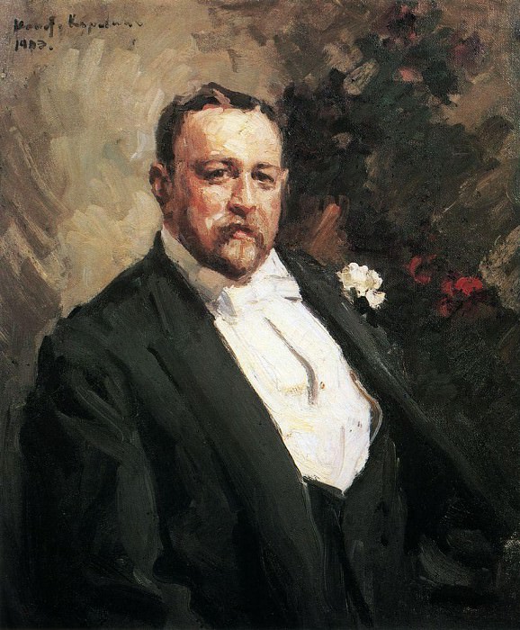 Коровин Константин Алексеевич (1861-1939) - Портрет И. А. Морозова. 1903