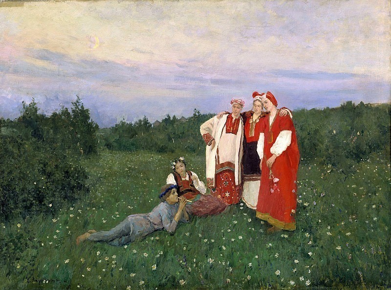 Коровин Константин Алексеевич (1861-1939) - Северная идиллия2. 1886