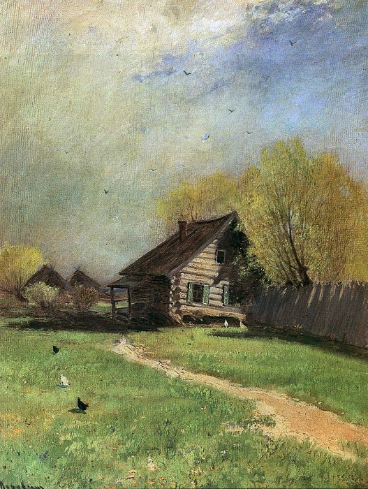 Коровин Константин Алексеевич (1861-1939) - Ранняя весна. 1870-е