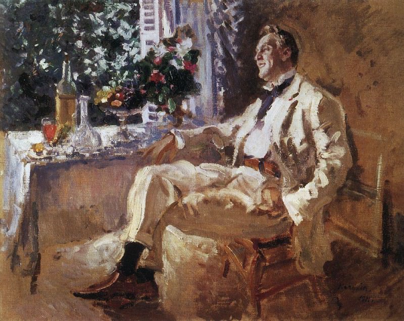 Коровин Константин Алексеевич (1861-1939) - Портрет Ф. И. Шаляпина. 1911