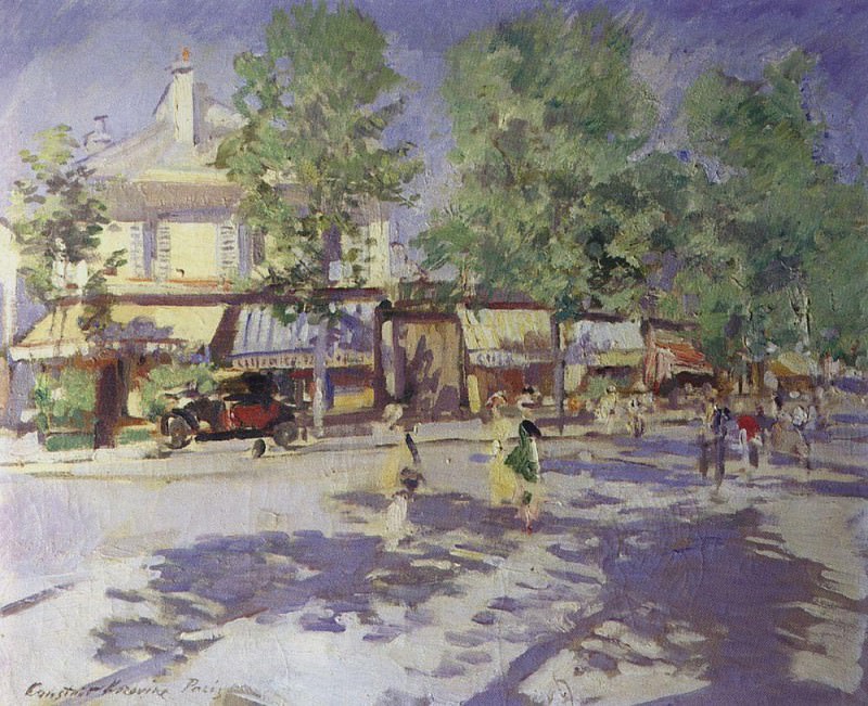 Коровин Константин Алексеевич (1861-1939) - Париж утром. 1920-е