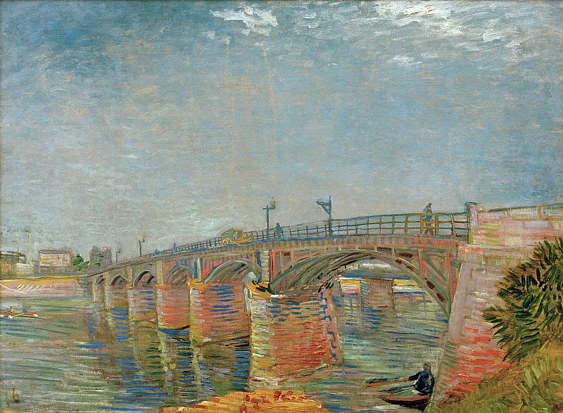Мост через Сену в Аньере. Винсент Ван Гог