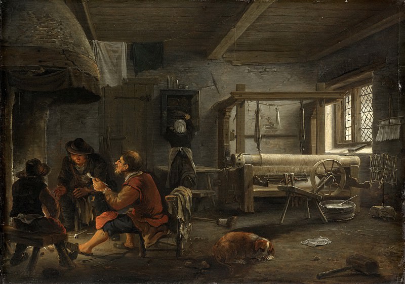 �����������: ����� 1 - Oudenrogge, Johannes Dircksz. van -- Weverswerkplaats, 1652