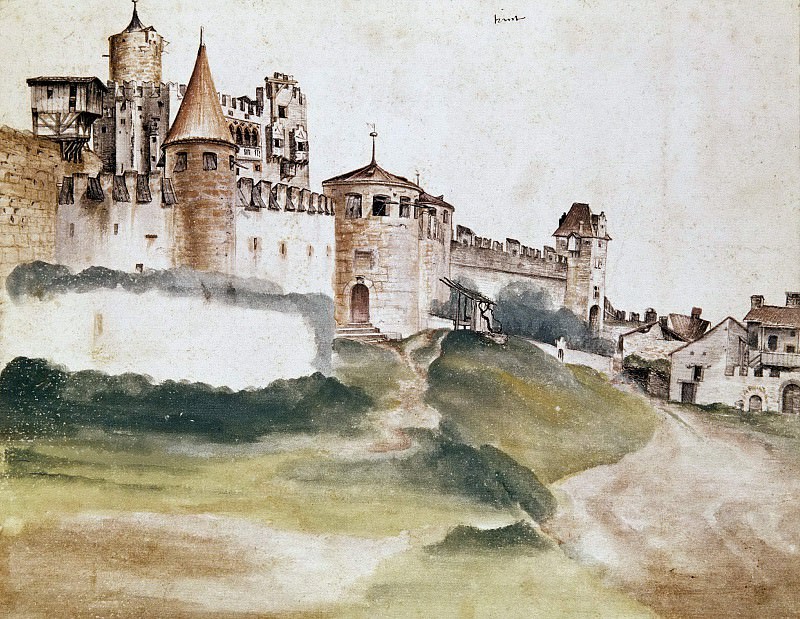 Альбрехт Дюрер - Замок в Тренто