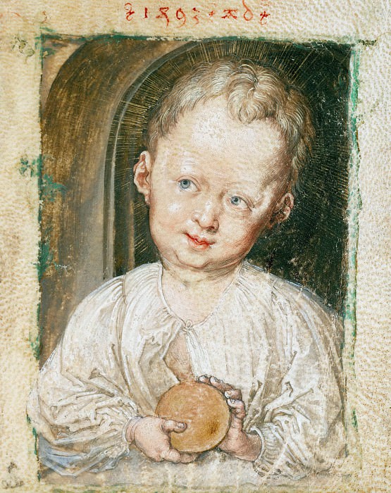 Альбрехт Дюрер - Младенец Христос с шаром