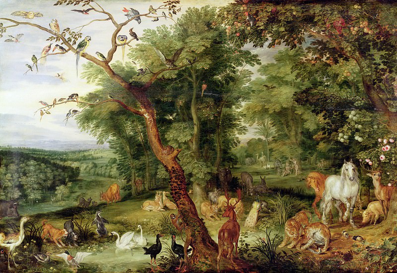 The Garden Of Eden With Fall Of Man Jan Brueghel The Elder