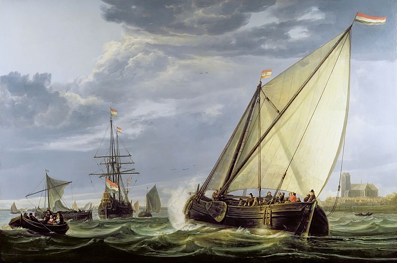 Корабли на Маасе. Альберт Кёйп