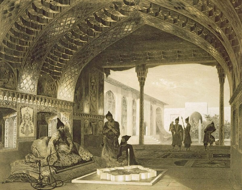 Зеркальный зал во Дворце Сардар, Ереван, Армения. Григорий Григорьевич Гагарин