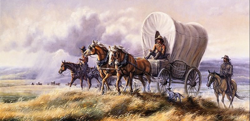 Nancy Penner Henn - Arrival of Settlers, De. Нэнси Пеннер Хенн