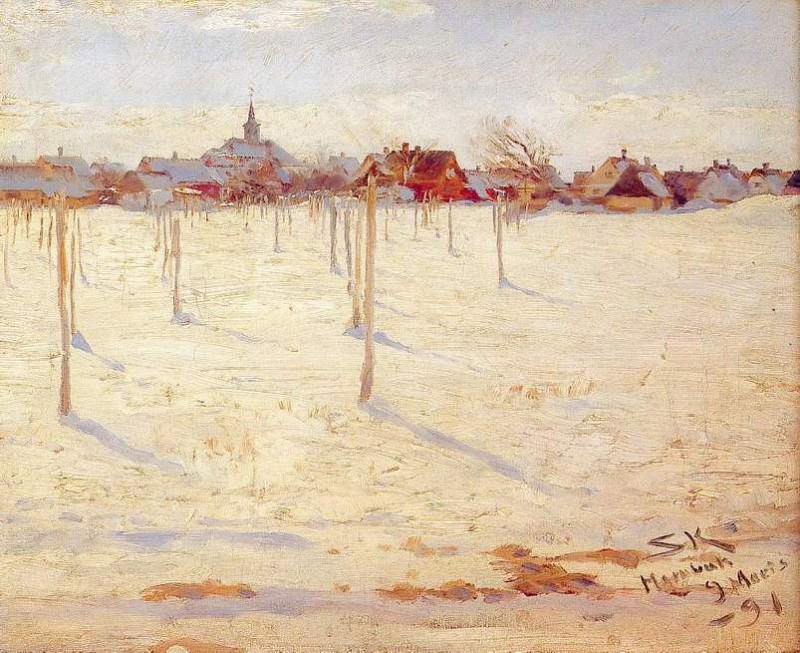 Педер Северин Крёйер. Жара зимой. 1891