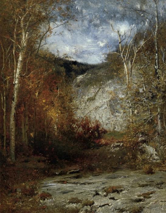 Rocky Ledge Adirondacks 1884. Александр Гельвиг Вайант