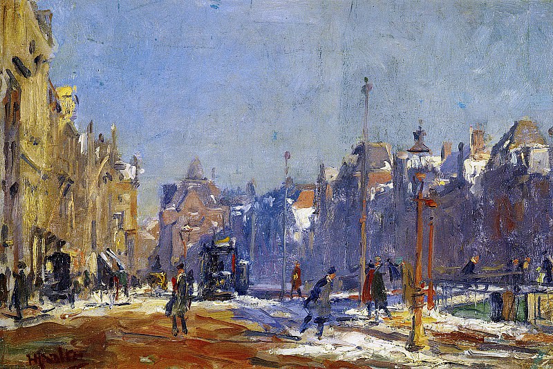Wolter H Rokin in winter 2 Sun. Ян Хендрик Вольтер
