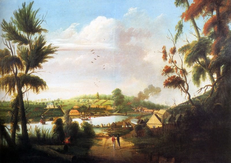Watling Thomas A Direct North General View Of Sydney Cove. Томас Уотлинг