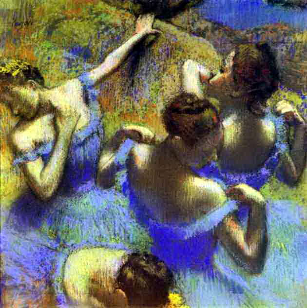 Голубые танцовщицы. Эдгар Дега