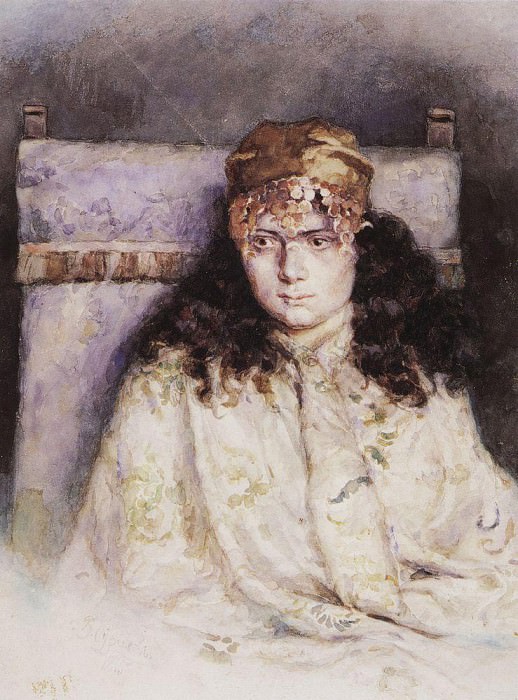 Женский портрет. 1885. Василий Иванович Суриков
