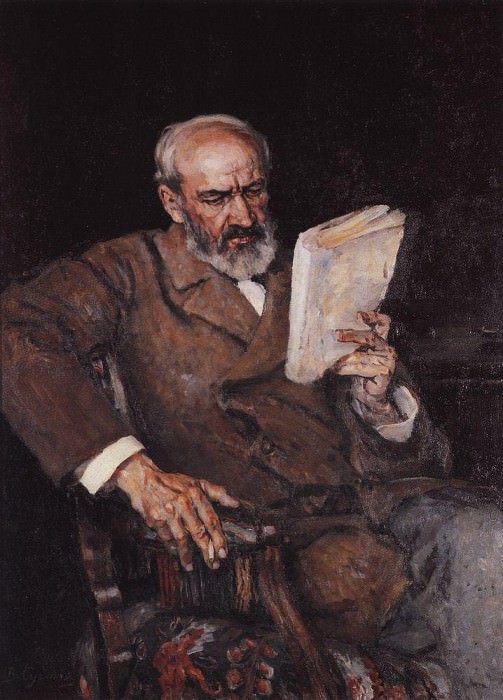 Портрет доктора А. Д. Езерского. 1910. Василий Иванович Суриков