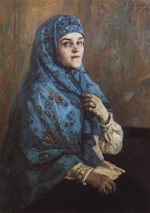 Портрет княгини П. И. Щербатовой. 1910. Василий Иванович Суриков