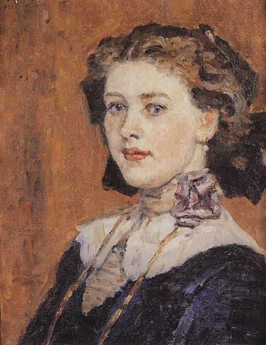 Портрет молодой женщины. 1911. Василий Иванович Суриков