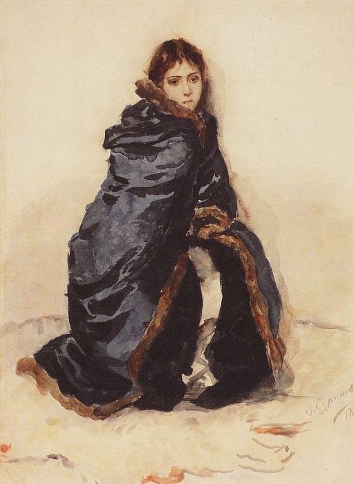 Старшая дочь Меншикова. 1882. Василий Иванович Суриков