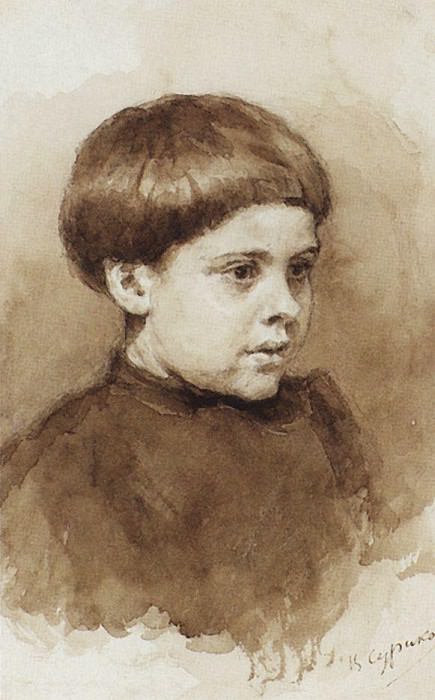 Портрет О. В. Суриковой. 1880-е. Василий Иванович Суриков