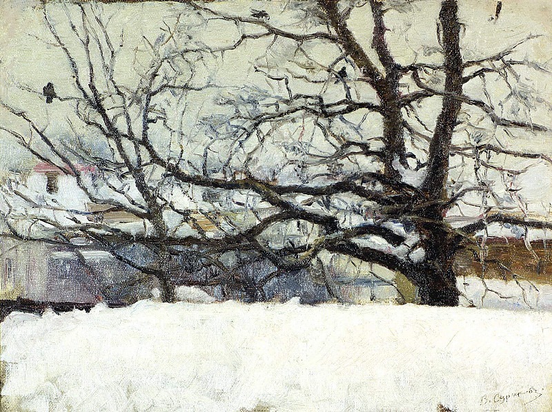 Зима в Москве. 1884-1887. Василий Иванович Суриков