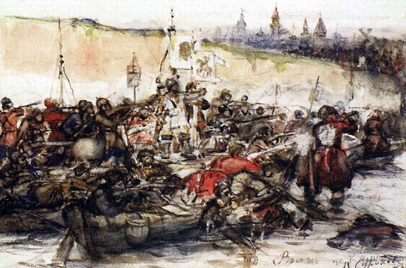 Покорение Сибири Ермаком. 1891. Василий Иванович Суриков