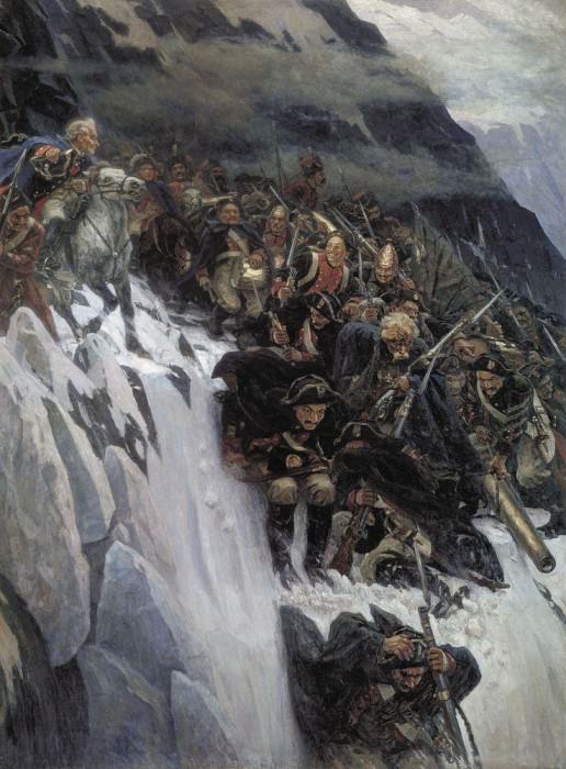 Переход Суворова через Альпы в 1799 году1. 1899. Василий Иванович Суриков