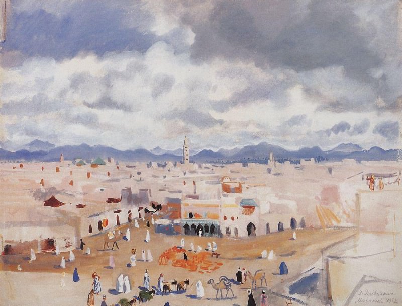 Зинаида Серебрякова. Марокко Марракеш. 1932