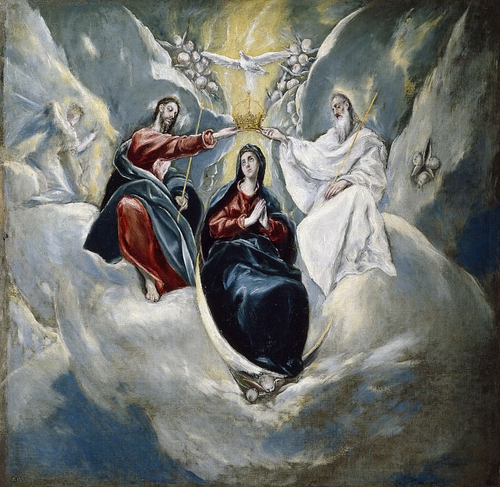 Коронование Девы Марии. Эль Греко (и мастерская)